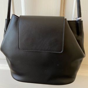 COS Mini Crossbody Leather Black Bag